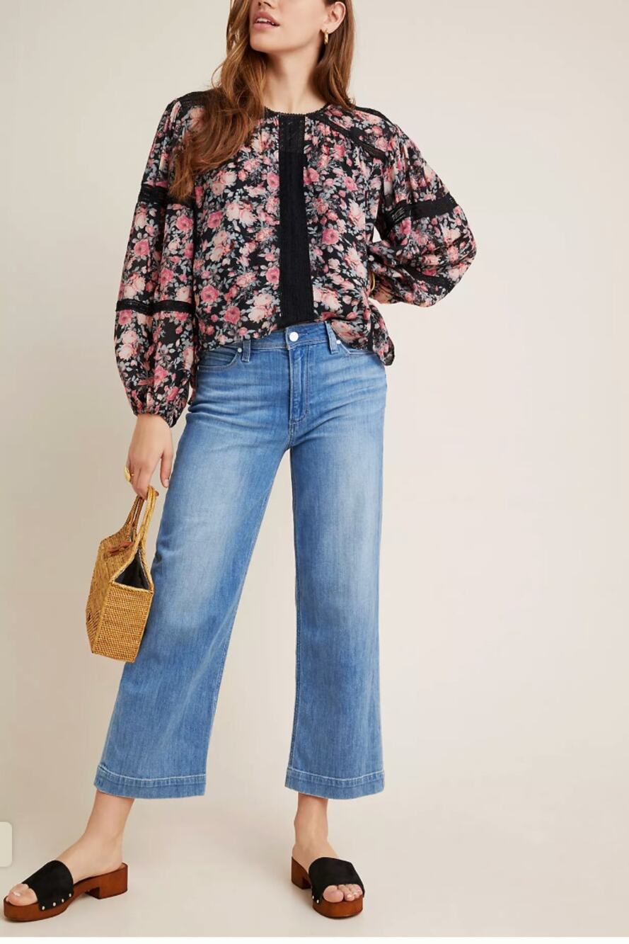 Paige Premium Denim Cropped Nellie Jeans Size 26